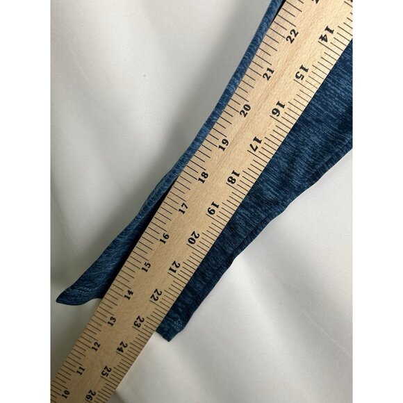 Under Armour Shirt Mens SM/P Blue 1/4 Zip Pullover Loose Heat Gear Gym Running - Picture 4 of 13